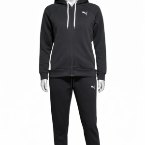 CONJUNTO PUMA HOODED SWEAT PRETO FEMININO