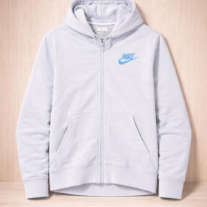 Nike Kids Light Blue Zip-Up Hoodie