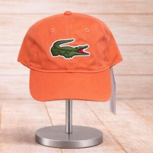 Boné Aberto Lacoste Aba Curva Logo Coral
