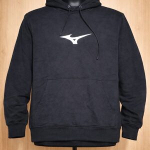 Blusão de Moletom com Capuz Mizuno Canguru Big Logo - Masculino