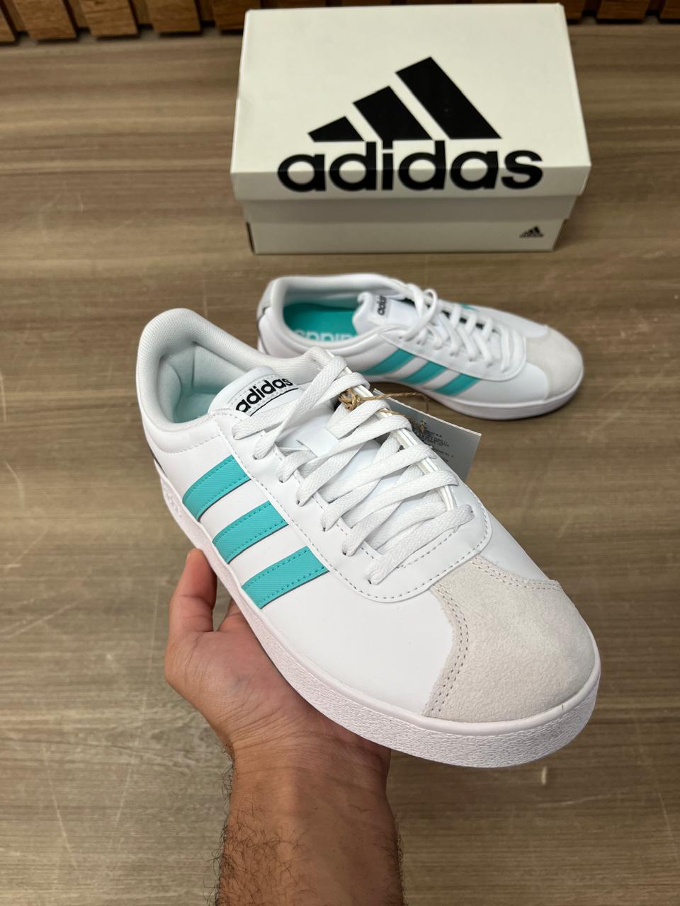 Tênis Adidas Mercedes Amg Petronas Fórmula 1 Team Vl Court Base - Branco - Imagem 3