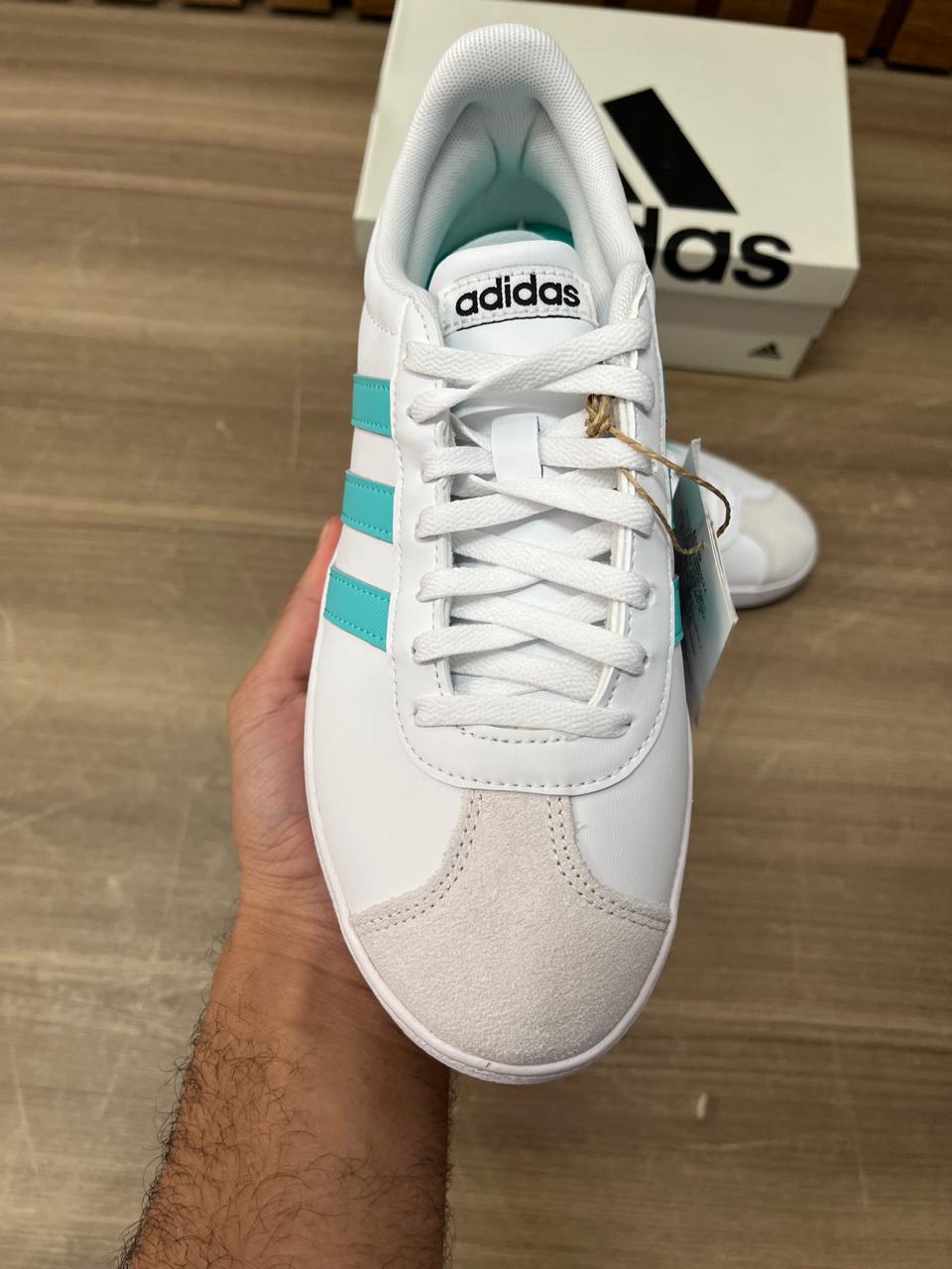 Tênis Adidas Mercedes Amg Petronas Fórmula 1 Team Vl Court Base - Branco - Imagem 5
