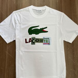 Camiseta Lacoste de Algodão com Estampa