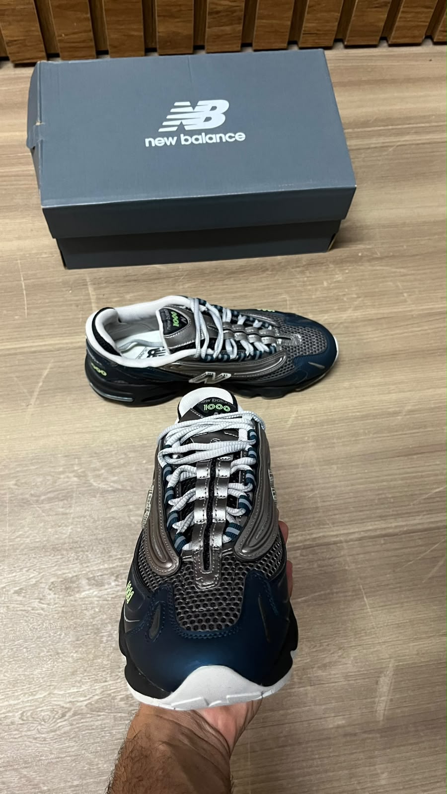 Tênis New Balance 1000 Petróleo Prata - Imagem 3