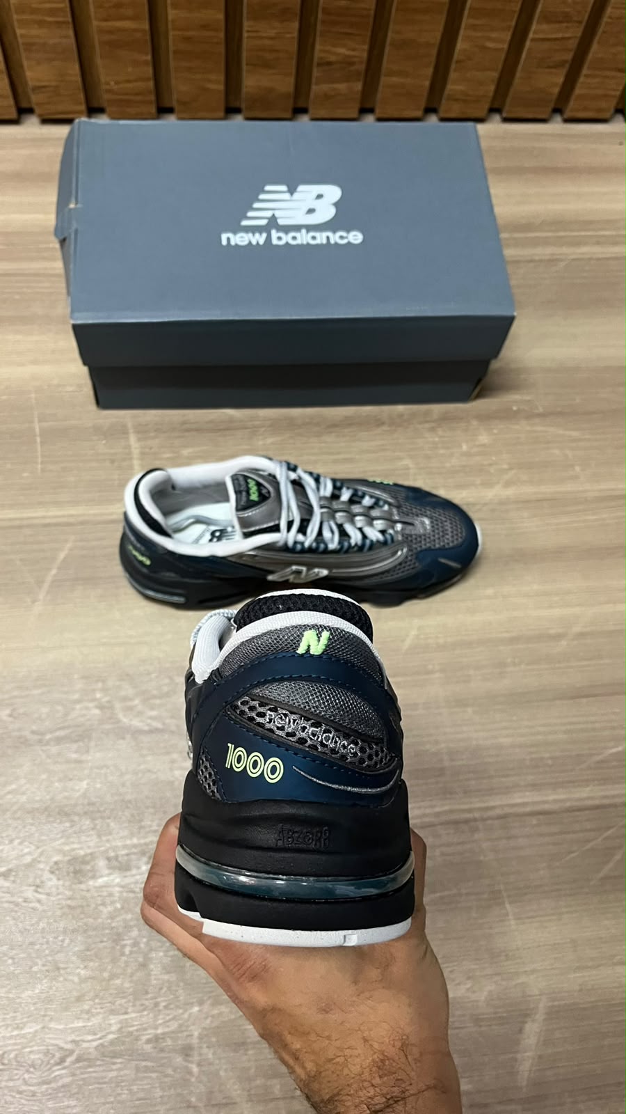 Tênis New Balance 1000 Petróleo Prata - Imagem 4