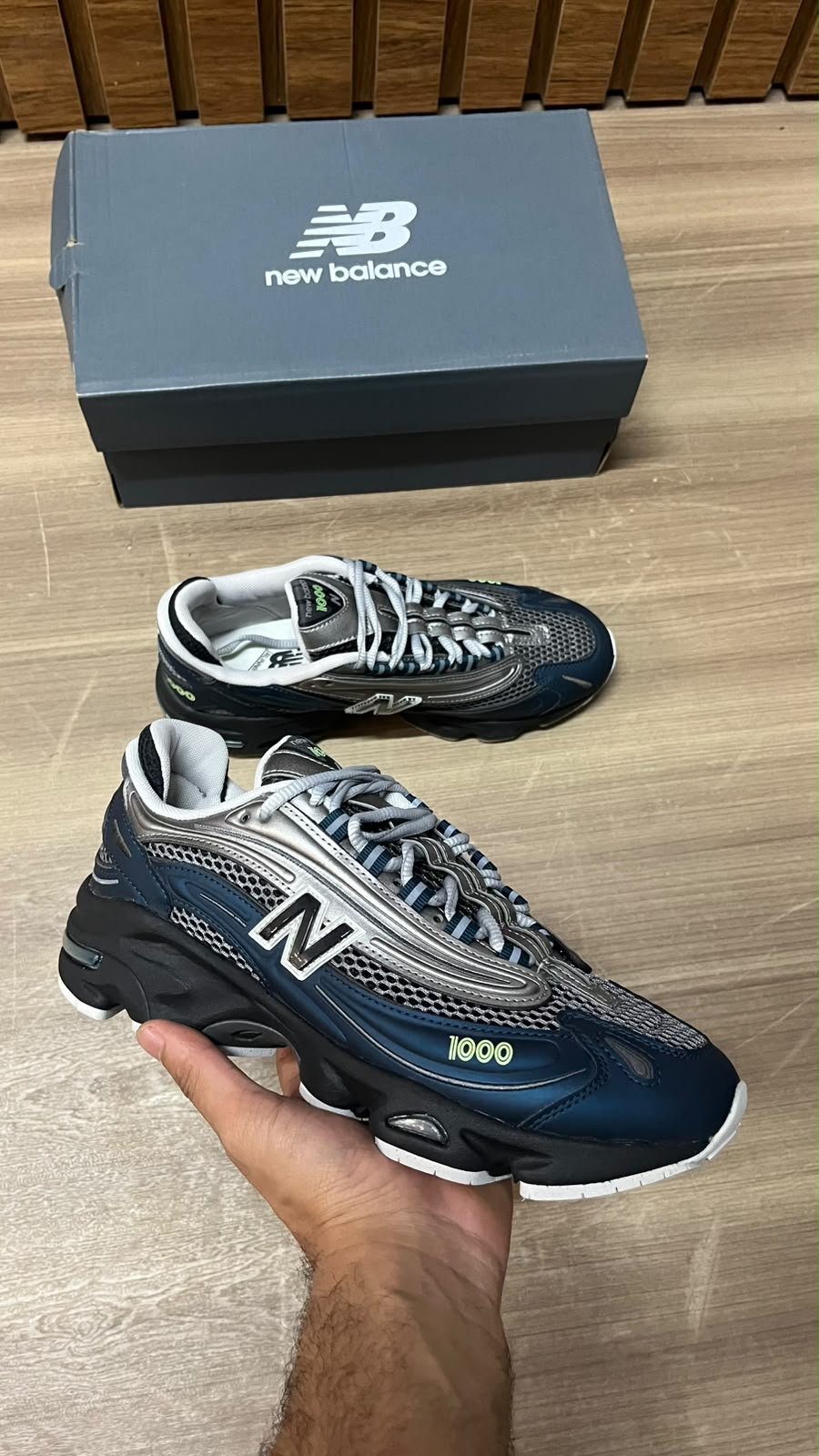 Tênis New Balance 1000 Petróleo Prata - Imagem 2