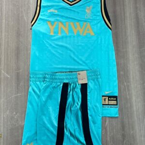 conjunto de regata e shorts Nike Liverpool x LeBron James DNA