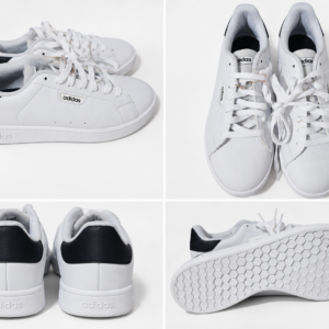 Tênis casual masculino couro adidas liso
